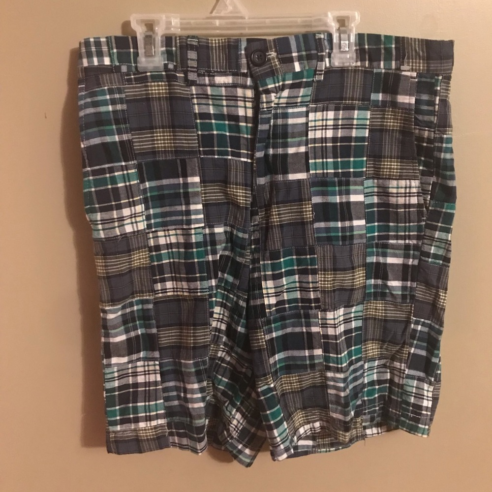 Men's Bowen & Wright Plaid Flat Front Shorts